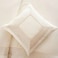 Pan Home Hotel Nouveau Nora Velvet 4-Piece King Comforter Set 240x260cm - Cream