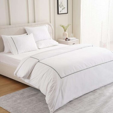 طقم غطاء لحاف ميلا لادر دانتيل من بان هوم ريفلكشن هوم، مكون من 3 قطع، مقاس كينج 230×220 سم - أزرق داكن