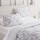 طقم لحاف بان هوم أولياندر كينج، 3 قطع، 220×240 سم، لون رمادي فاتح