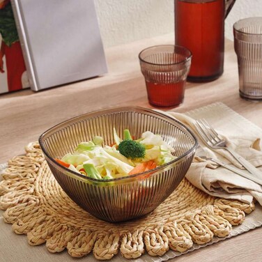 Pan Home Barok Serving Bowl 1.57L - Smoked Grey