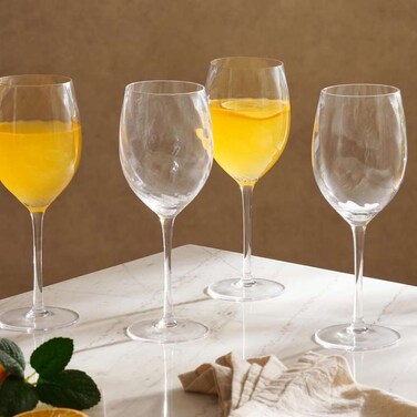 طقم أكواب بان هوم ليون، 4 قطع، سعة 500 مل - شفاف