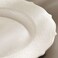 طبق عشاء من البورسلين من بان هوم كوين دانتيل بقطر 26 سم - أبيض