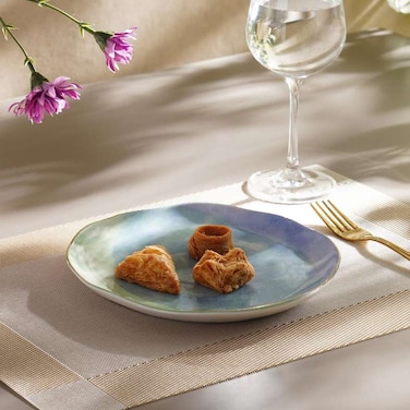 طبق جانبي من البورسلين من بان هوم كولور أوف بارادايس بقطر 21 سم - متعدد الألوان