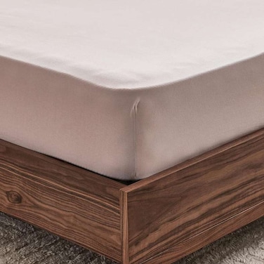 Pan Home Premium Turkish Cotton Jersey Full Fitted Sheet 120x200+33cm - Soft Blush