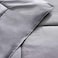 طقم لحاف كينج قابل للعكس من بان هوم إيفري داي، 3 قطع، 220×240 سم - فضي/رمادي