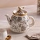 Pan Home Florian Wren Tea Pot 1L - White &amp; Brown