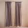 Pan Home Hailey Sheer 2 Piece Curtain Set 135x240cm - Grey