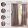 Pan Home Hailey Sheer 2 Piece Curtain Set 135x240cm - Grey