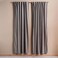 Pan Home Amanda Velvet 2 Piece Blackout Curtain Set 130x300cm - Grey