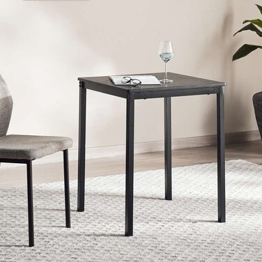 Pan Home Aria 2 Seater Dining Table - Black