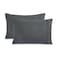 طقم أغطية وسائد من قطعتين من بان هوم إمينينس ليفينج، 50×75 سم، لون رمادي