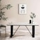 Pan Home Neve New 6 Seater Dining Table Marble - White &amp; Black ~ White