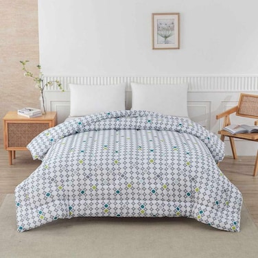 لحاف ستيف كينج من بان هوم، مقاس 220×240 سم - رمادي