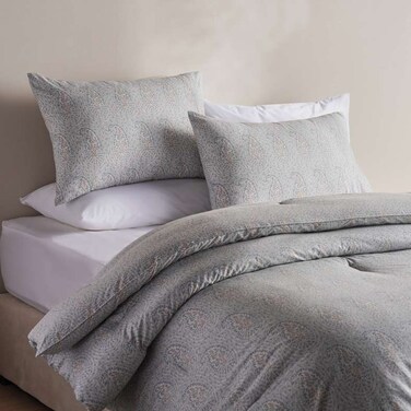 طقم لحاف كابرينا بيزلي كينج من بان هوم، 3 قطع، 240×260 سم - أخضر