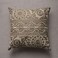 وسادة بان هوم فلورنسا المحشوة المطرزة ٤٥×٤٥ سم - زيتوني