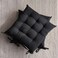 Pan Home Ovis 2-Piece Chairpad Set 40x40cm - Black