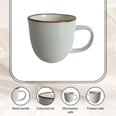 كوب بان هوم أومينا ستونوير 330 مل - أبيض