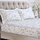 Pan Home Luxe Floreana King Fitted Sheet 180x200+33cm - Green