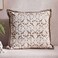 وسادة بان هوم ماغنوليا المحشوة المطرزة يدويًا، مقاس 50×50 سم - بني