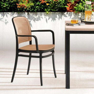 Pan Home Verra Outdoor Arm Chair - Brown