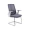 Pan Home Synchron Office Visitor Chair Mesh And Fabric - Grey