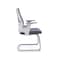 Pan Home Synchron Office Visitor Chair Mesh And Fabric - Grey