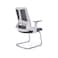 Pan Home Synchron Office Visitor Chair Mesh And Fabric - Grey