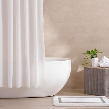 بطانة دش أساسية من بان هوم مقاس 180×180 سم - أبيض