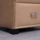 Pan Home Emirates Double Drawer Night Stand - Velvet/Gold