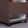 Pan Home Emirates Space Night Stand - Velvet/Brown