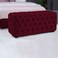 Pan Home Emirates Gama Bench - Velvet/Maroon