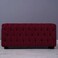 Pan Home Emirates Gama Bench - Velvet/Maroon