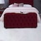 Pan Home Emirates Gama Bench - Velvet/Maroon