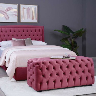 مقعد بان هوم الإمارات جاما - مخملي/وردي