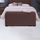 Pan Home Emirates Alpha Bench - Velvet/Brown