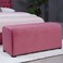 Pan Home Emirates Alpha Bench - Velvet/Pink