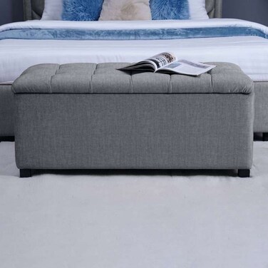 مقعد تخزين بان هوم الإمارات جيجاستورج - شانيل/رمادي