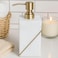 Pan Home Laila Marble Soap Dispenser 7X7X14cm - White
