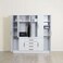 Pan Home Clean 8 Door Wardrobe With 4 Drawers