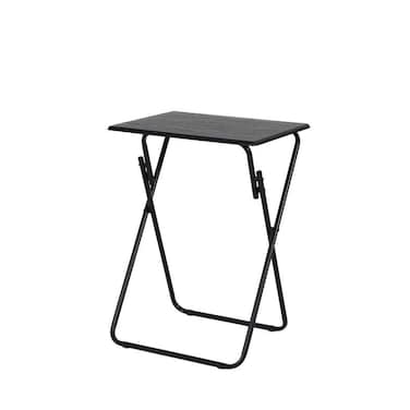 Pan Home Oynx End Table Foldable - Black