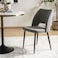 Pan Home Akorn Dining Chair - Light Grey &amp; Black