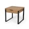 Pan Home Mirren End Table With 1 Drawer - Light Brown Black