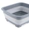 Pan Home Cavie Multipurpose Collapsible Tub 37X31.5X5.4cm - Grey
