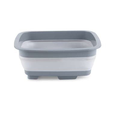 Pan Home Cavie Multipurpose Collapsible Tub 37X31.5X5.4cm - Grey