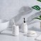Pan Home Arabesque 3 - Piece Ceramic Bathroom Accessories Set - White