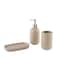 Pan Home Serenity 3 - Piece Ceramic Bathroom Accessories Set - Cream