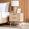 Pan Home Oaktree Night Stand With 2 Drawer Rattan - Natural