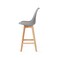 Pan Home Zektex Bar Chair - Grey Natural