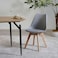 Pan Home Zektex Dining Chair - Grey Natural