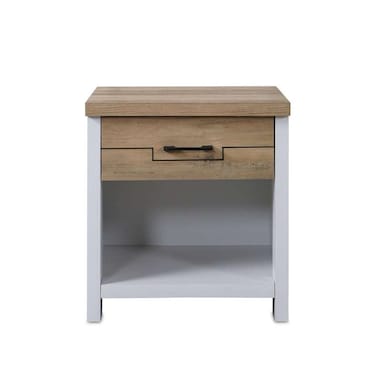 طاولة جانبية سيلفينو من بان هوم باللون الأبيض